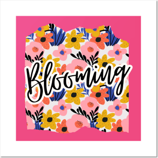 Pretty Flowers of Spring Blooming Posters and Art